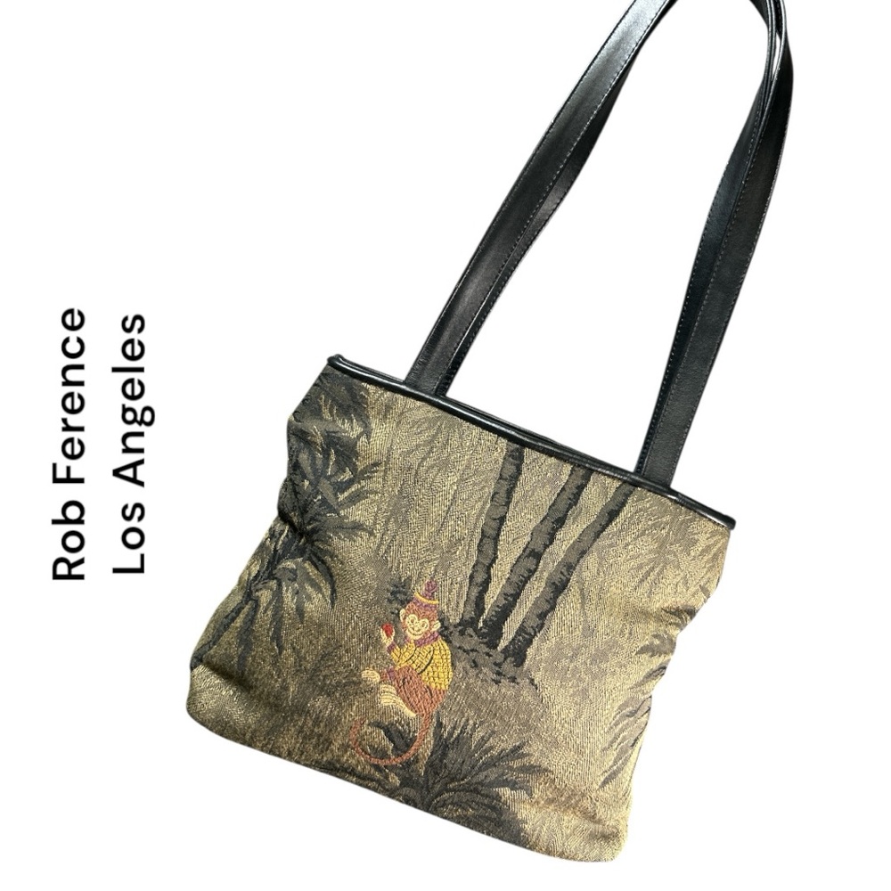 RobFerence Los‎ Angeles Monkey Tapestry Shoulder Bag